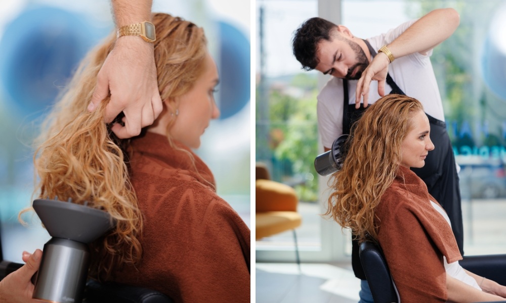 göndör haj kezelése