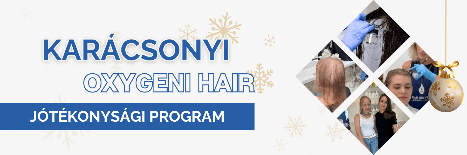 Karácsonyi jótékonysági program Oxygeni Hair