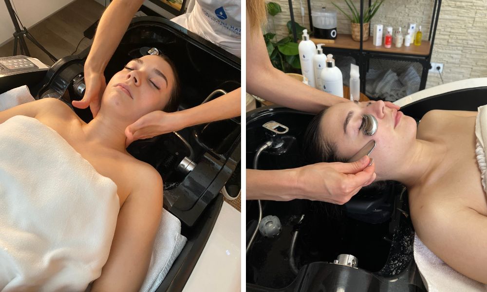 Migrén ellen head spa